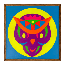 Owly Wooden Panel
